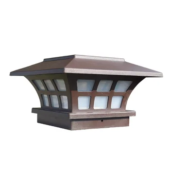 

Solar Post Lamp Outdoor Waterproof Column Head Light for Garden Wall Lamp Garden Fence Landscape Lamp