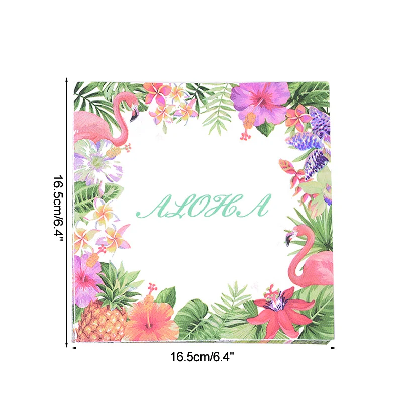 Hawaiian Party Decorations Palm Leaves Bunting Banner Luau Flamingo Summer Tropical Party Decoration Jungle Safari Party Ballons