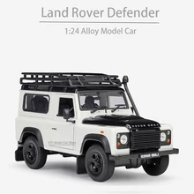 

1:24 Land Rover Defender Alloy Cross-country Vehicle Model Diecasts Toy Vehicles Simulation Model Metal Car Model Gift Kids