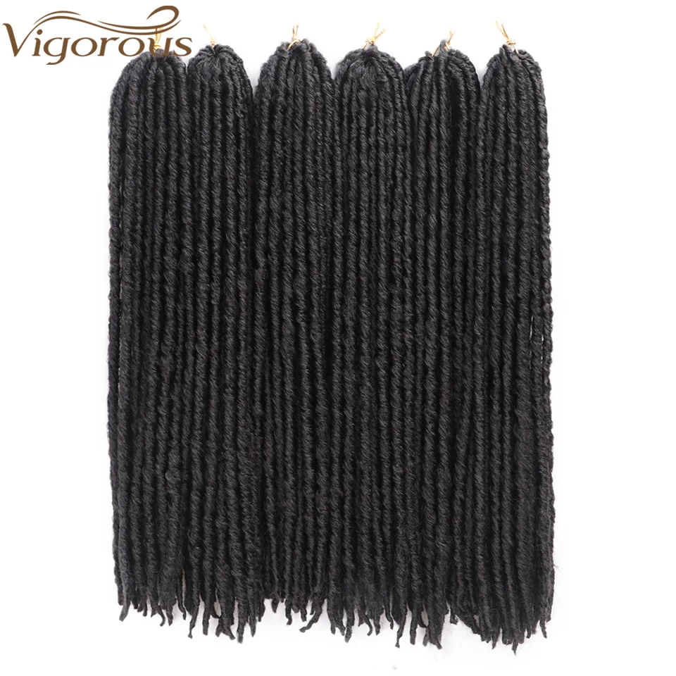 Энергичные 20 дюймов мягкие дреды вязаные крючком косы Jumbo Dread Loc Ombre синтетический искусственный Locs плетение волос для наращивания