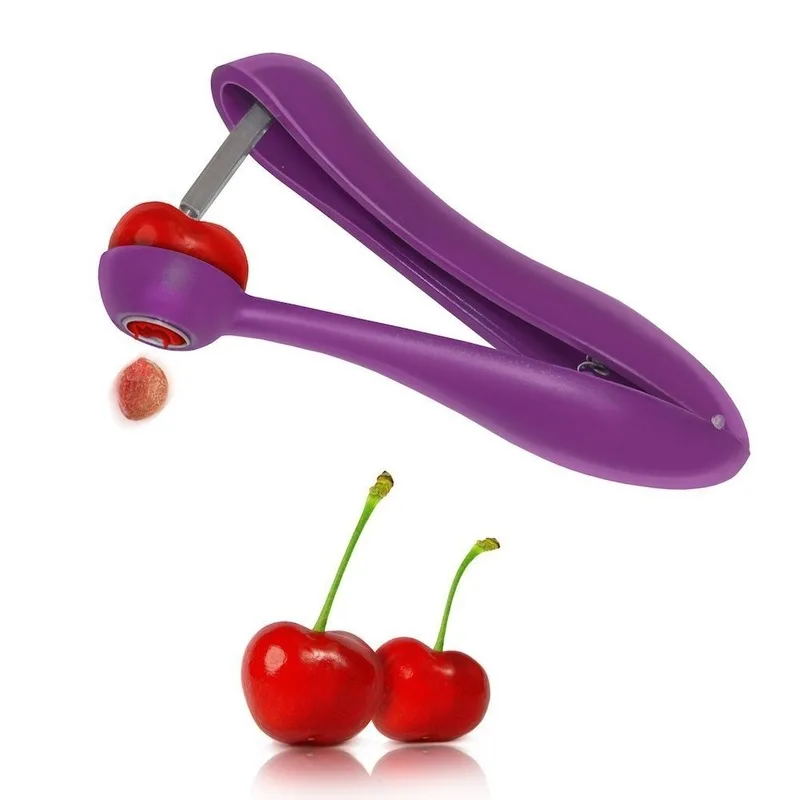 

5'' Cherry Cherries Pitting Device and Seeding Device Creative Pulp Core Remover Kitchen Tools