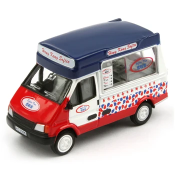 

1/64 Tiny Alloy Simulation Car Model Ice Cream Car for Children's Toy Gift