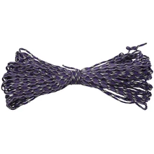 Горячая HG-550 Паракорд 7 внутренних нитей Mil спец Тип III бушкрафт веревка для выживания, 100 футов фиолетовый камуфляж(#32