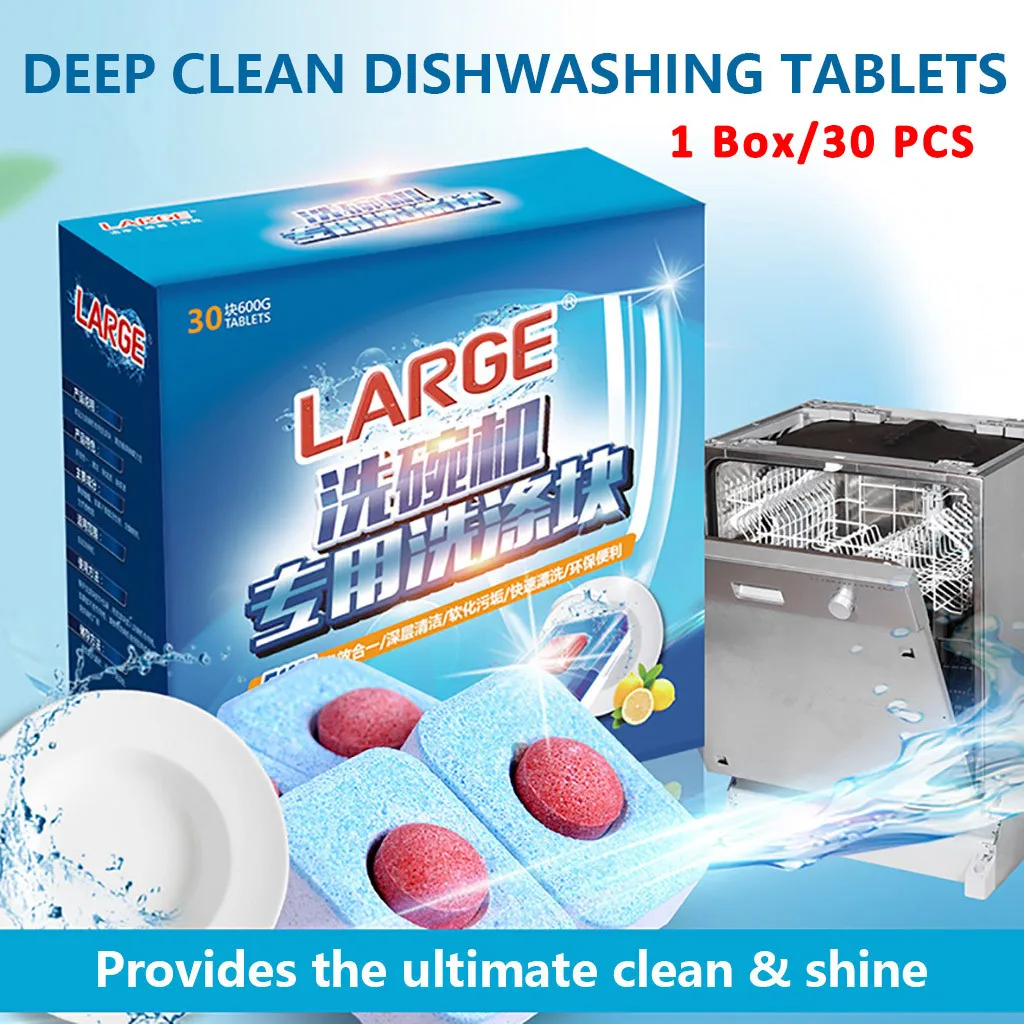 

Dishwasher Detergent Powerball Dishwashing Tablets Dish Tabs Fresh Scent Bathroom Kitchen Accessories cleanup спрей