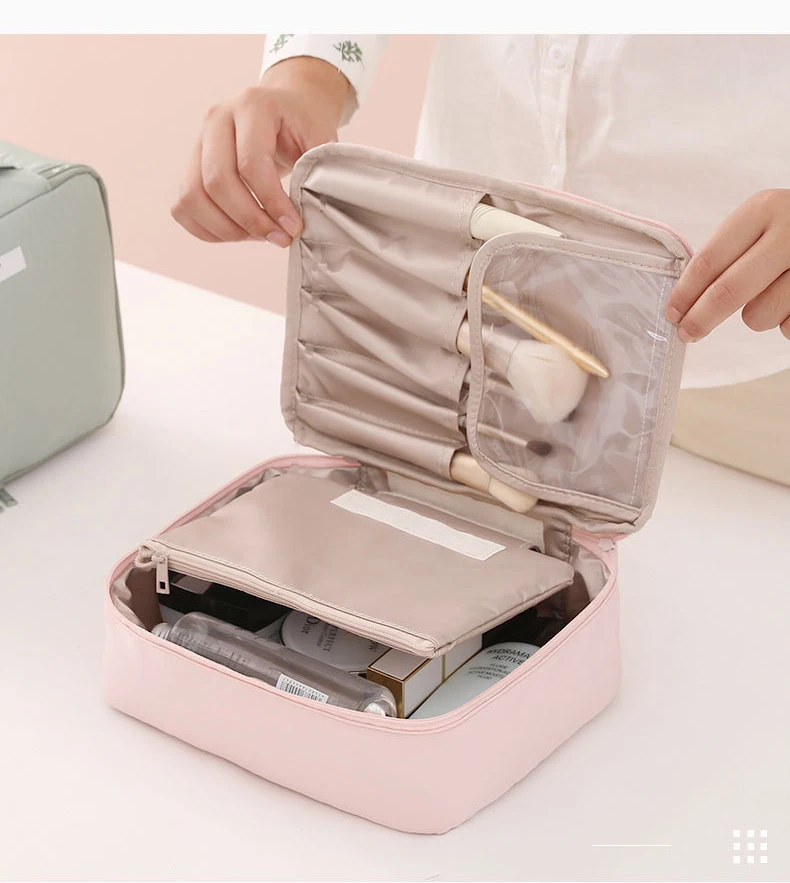 

Multifunction Travel Cosmetic Bag Women Makeup Bags Toiletries Organizer Waterproof Female Storage Make up Cases