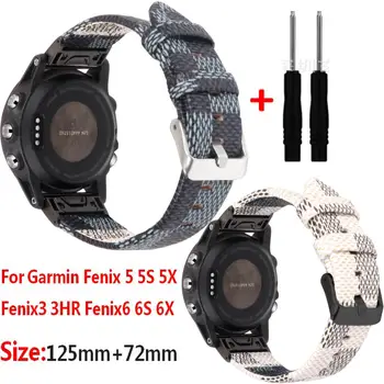 

20/22/26mm Quick Fit Strap For Garmin Fenix 6X/6/6S Watch Band For Garmin Fenix 5 5S 5X 3 3HR Smart bracelet Replacement Watch