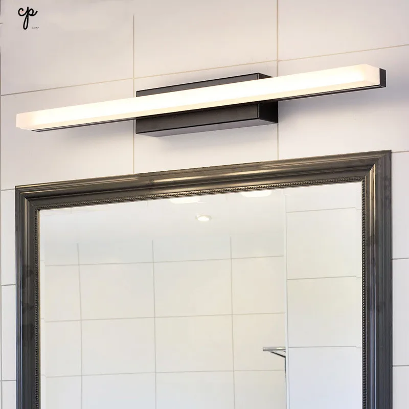 Светодиодный зеркальный настенный светильник для ванной комнаты водонепроницаемый 500 мм акриловый настенный светильник Фойе Спальня бра светильник ing современный декоративный AC90-260V 12W