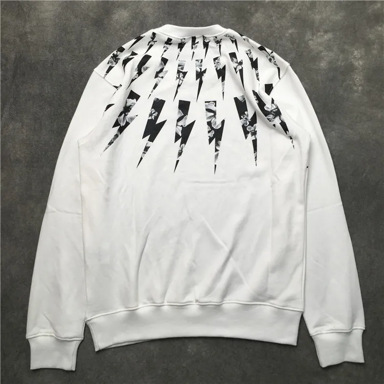 Новинка 19ss, роскошные мужские толстовки с капюшоном, светильник thunderbolt neil, толстовки с капюшоном, бархатные, хлопковые, плотные, флисовые, уличные, в стиле хип-хоп,# H42