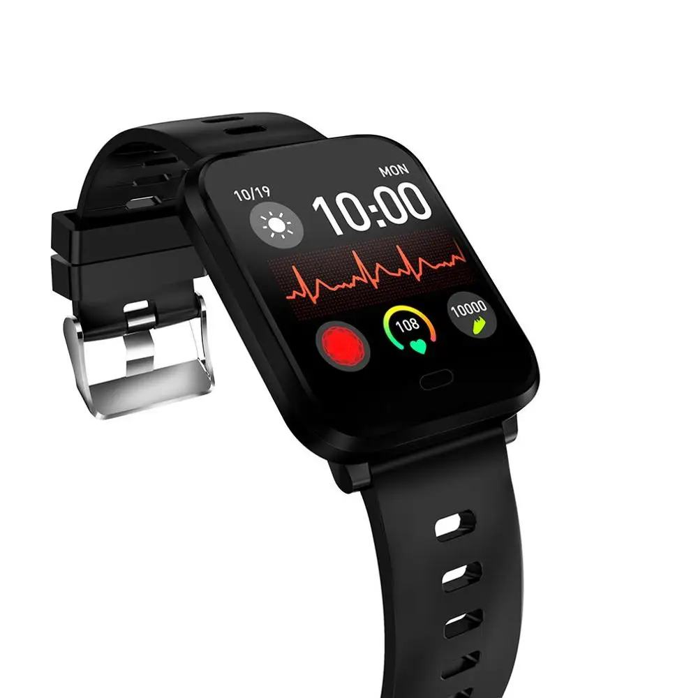 Square Screen Smart Bracelet Wristband 1.3 Full Touch Color Screen Heart Rate Sleep Monitoring Waterproof Sports Smart Band