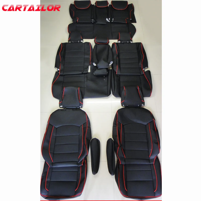 Чехлы для автомобильных сидений CARTAILOR Honda Odyssey Набор чехлов 2015 2012 кожзам чехлы