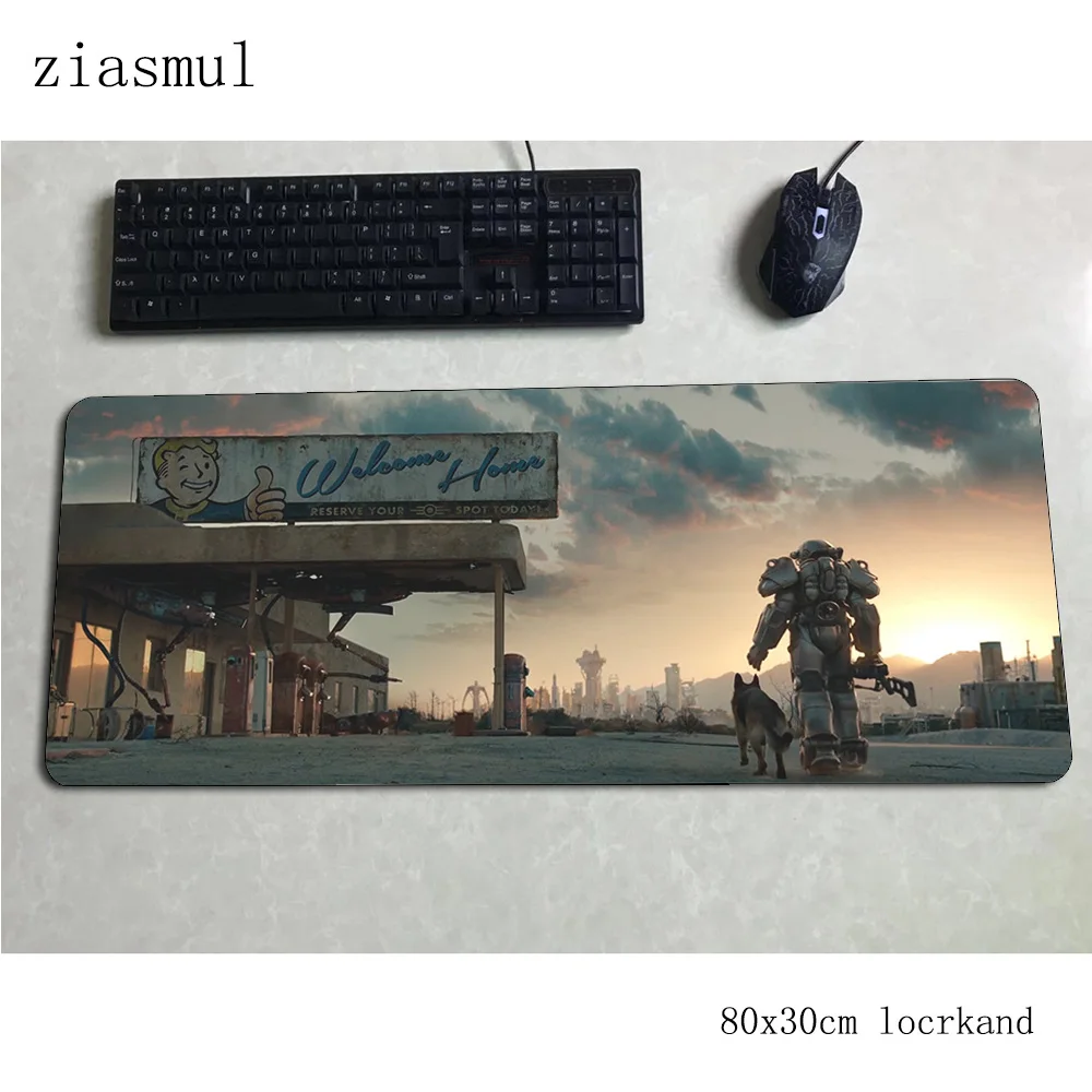  fallout mouse pad 80x30cm mats present Computer mouse mat gaming accessories Customized mousepad ke