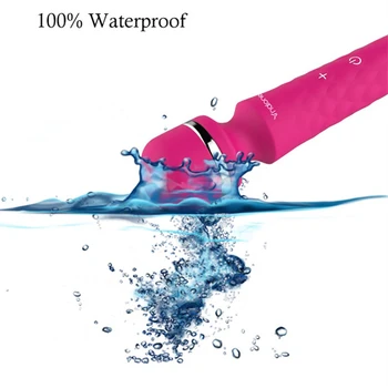 Nalone 7 Functions Powerful AV Massager Rock 100% Waterproof Rechargeable G-Spot Magic Wand Massager Vibrators Sex Products 4