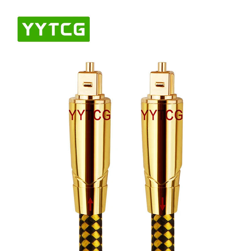 YYTCG Digital Audio Video Cables Optical Fiber Optico Oxyacid Free Copper Audiophile HIFI DTS Dolby Enthusiast 7.1 Sound