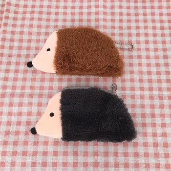 

24pcs. small hedgehog Plush bag , new 11CM keychain Coin holder pouch Purse Wallet