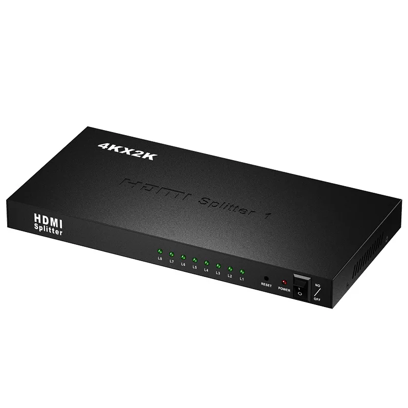 Прямая с фабрики Hdmi сплит-тер одна точка восемь HD 4K* 2K 1x8 сплит-экран hdmi одна точка восемь сплит-тер