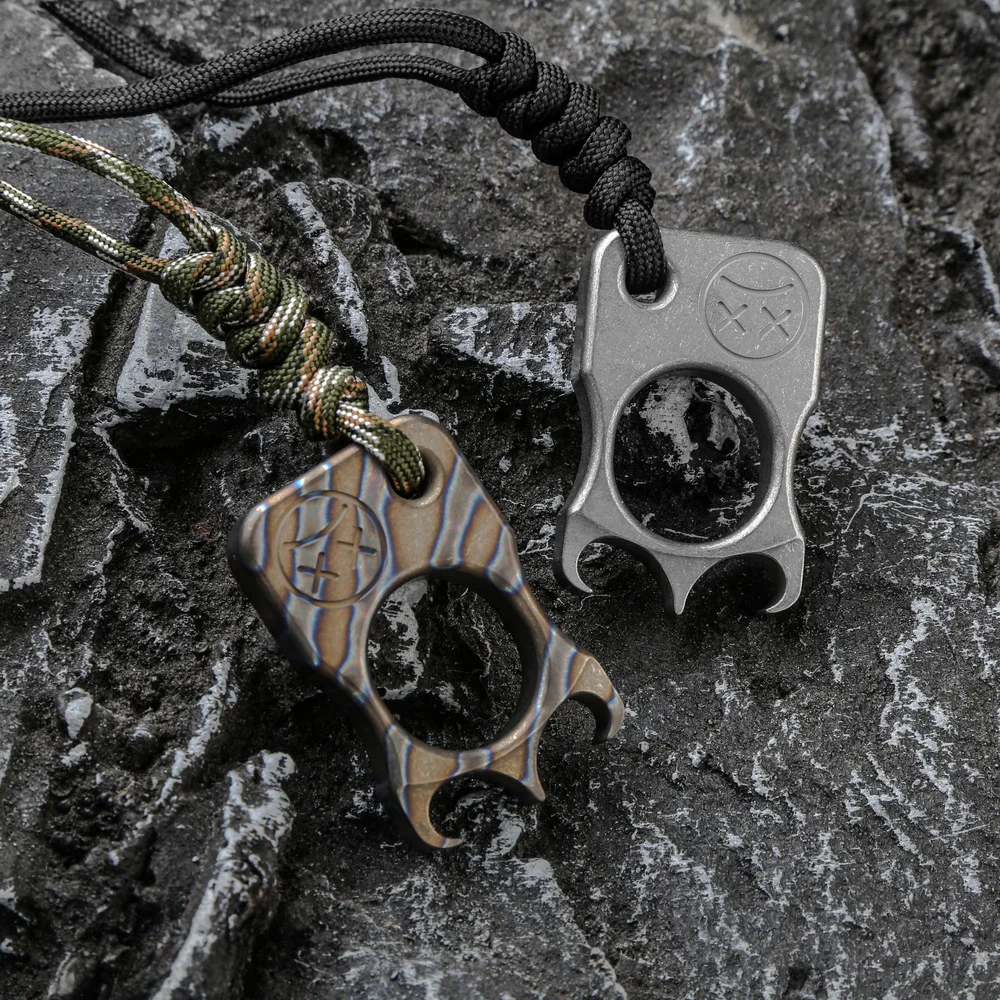 

Bottle Opener TC4 Titanium Alloy Multi-Function Outdoor EDC Key Chain Tool Pocket Tactical Keyring Hiking