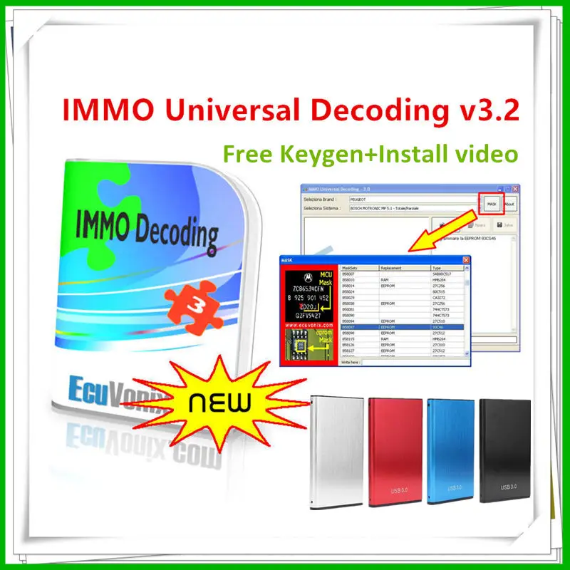 Immo universal decoding 3.2. Immo decoding v3.2.