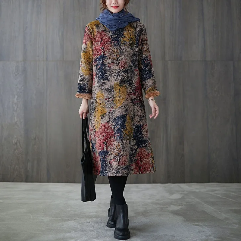 Женское Повседневное платье размера плюс из хлопка и льна новинка сезона