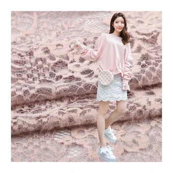 

2020 Double color Imitation of rabbit hair Bud silk fabric for dress ткань ткани bazin riche getzner tissu african cotton ankara