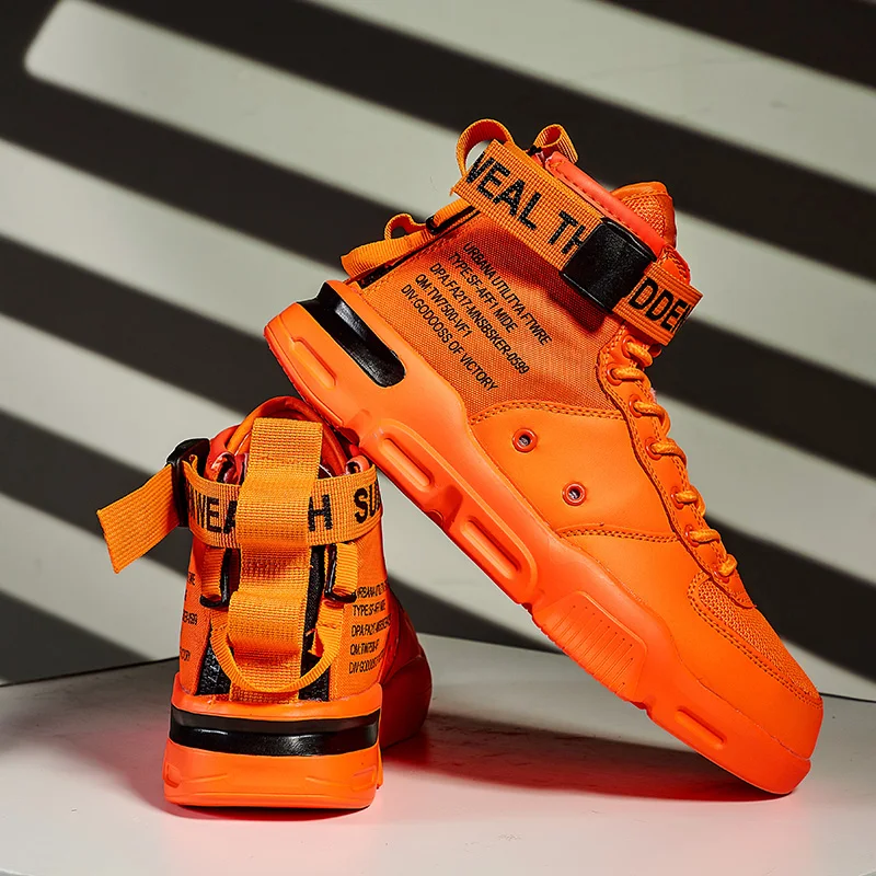 

Fashion High Top Snekaers Men Breathable Mesh Casual Shoes Men Lightweight Outdoor Street Snekaers Winter Trending Walking Shoes