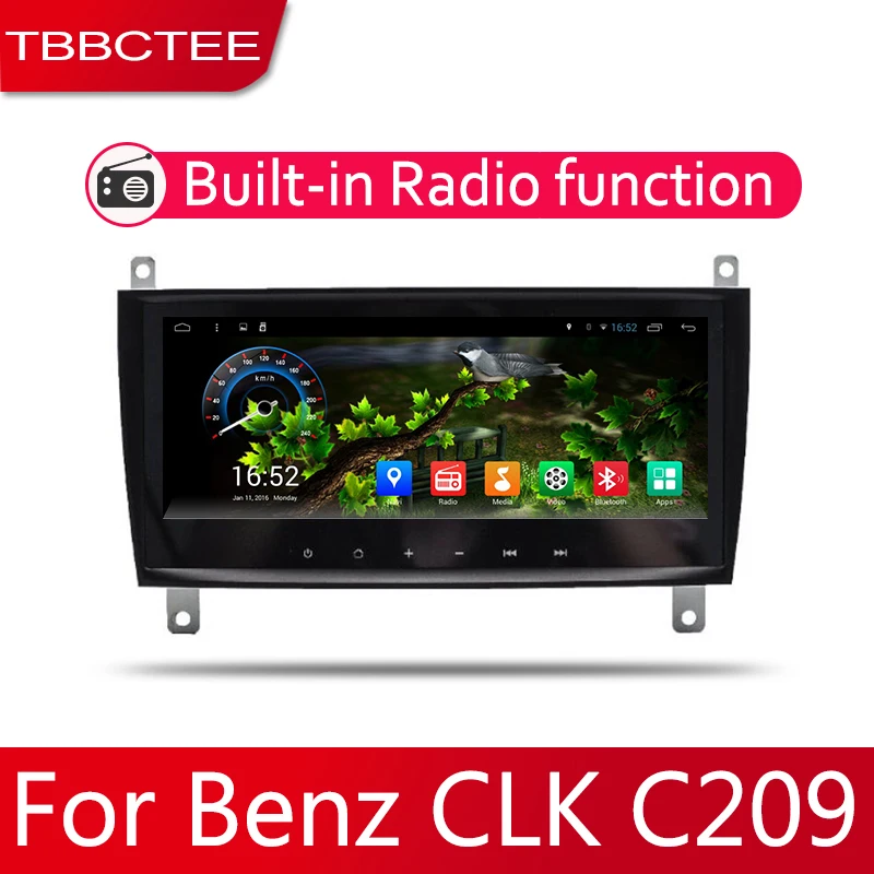 

2din Car multimedia Android Autoradio Car Radio GPS player For Mercedes Benz CLK Class C209 A209 2006~2011 WiFi Mirror link Navi