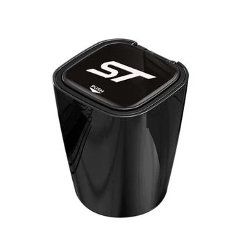 

Car portable open ashtray with LED blue light car smoking garbage storage cup for Ford focus ST 2013 2015 car accessories
