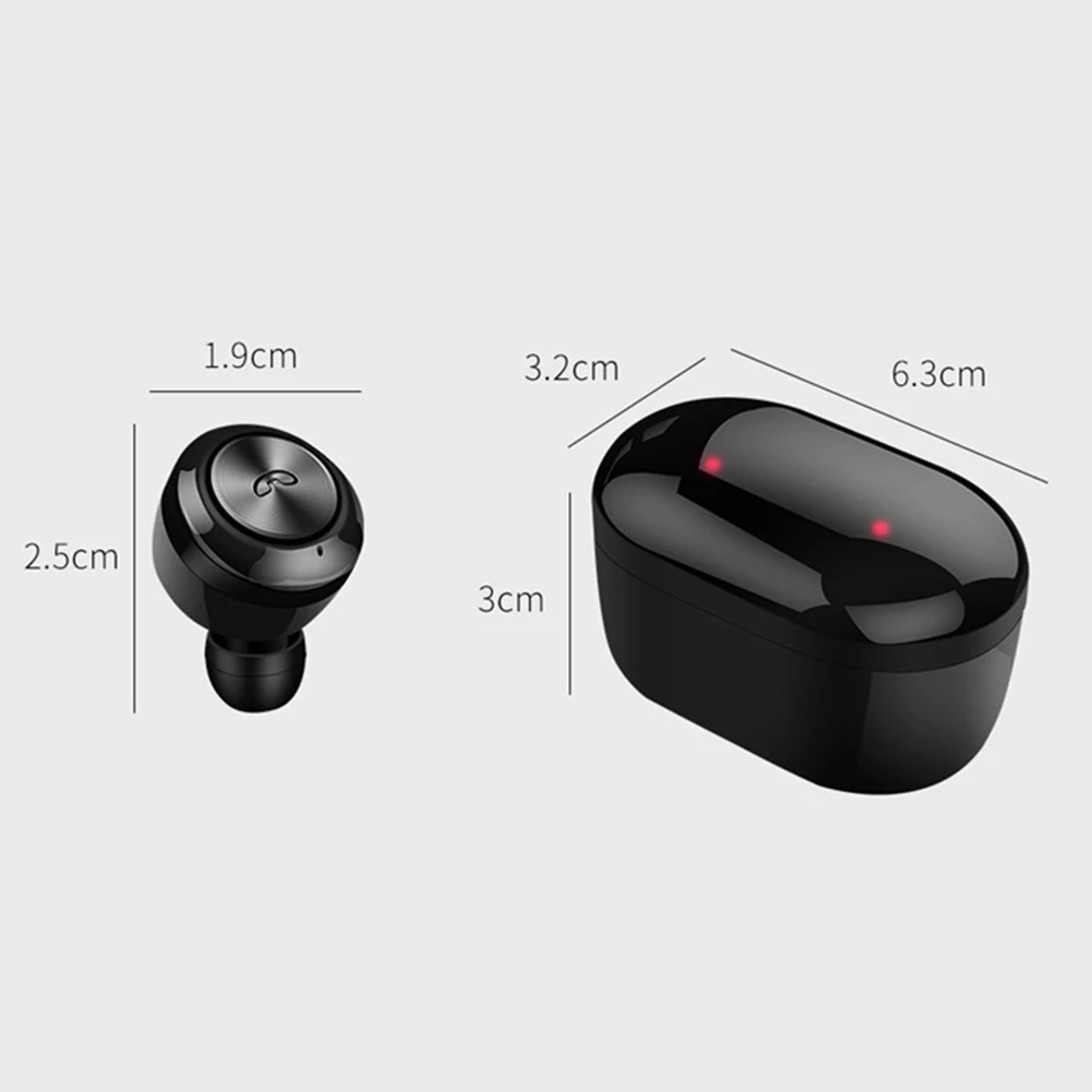 A6 TWS Bluetooth 5 0 Wirless Earbuds In ear Stereo Earphones with Mic Charger for Redmi iPhone Huawei Samsung