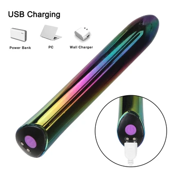 Clitoral Stimulator Adult Products Vaginal G Spot Female Masturbator USB Charge Sex Toys for Women Powerful Bullet Vibrator 3