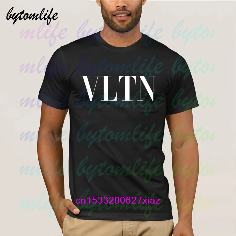 

Fashion VLTN Logo T Shirt Summer Print Black T Shirt Clothes Popular Shirt Cotton Tees Amazing Short Sleeve Unique Men Tops