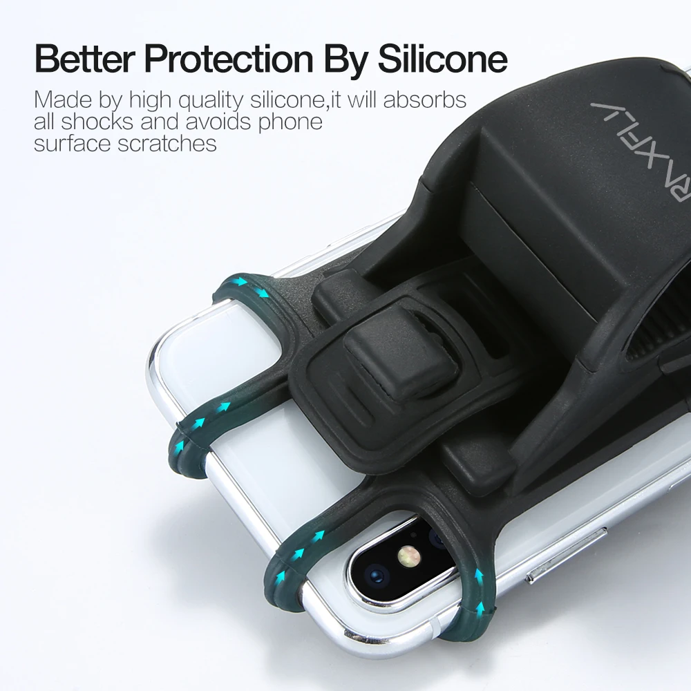  RAXFLY Fahrrad Telefon Halter Für iPhone X 8 Plus XR XS Max Samsung S9 S8 Halterung Telefon Stand H