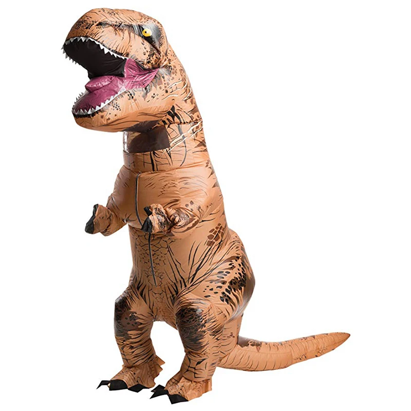 Надувной костюм динозавра T Rex нарядное платье маскарадный талисмана для мужчин