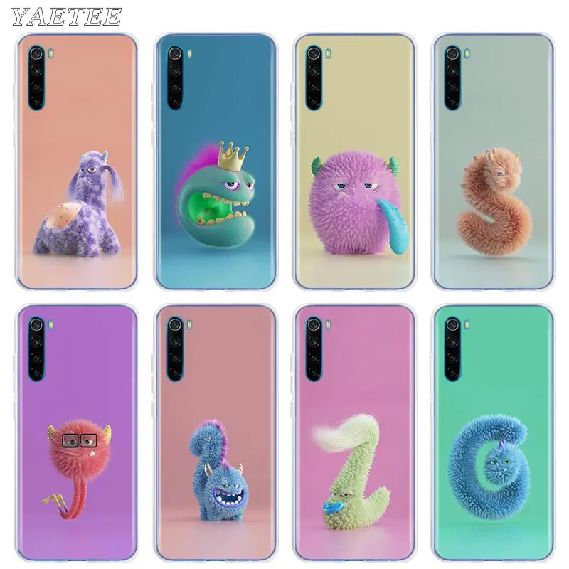

Silicone Case For Xiaomi Redmi Note 9 9S 8 Pro 8T 7 Redmi 9 9A 9C 8 8A 7 7A 6 Ultra Thin Clear Back Shell Cover Cute Letters