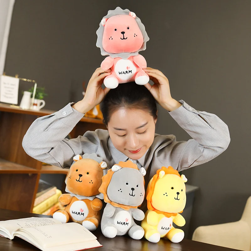 warm appease sunshine lion plush