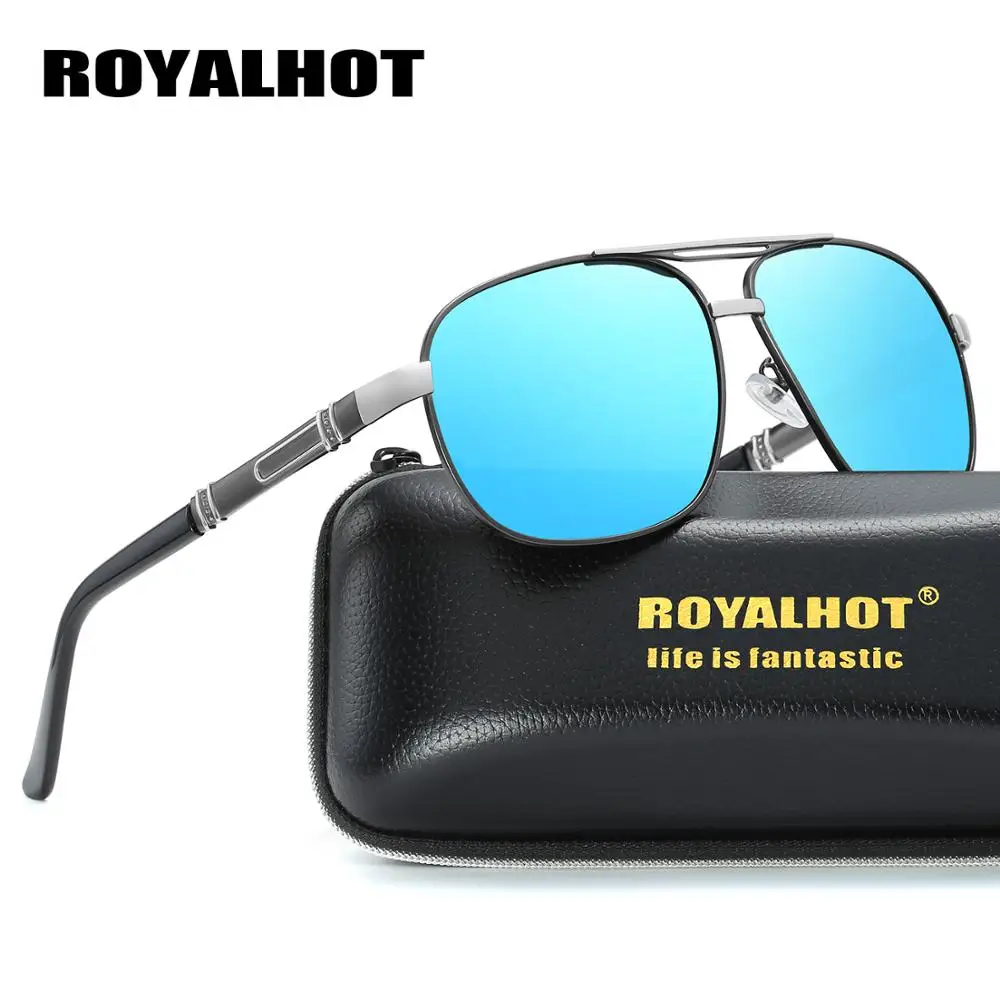 

RoyalHot Fashion Polarized Sunglasses Driving Pilot Sunglass Men Classic Vintage Brand Eyewear UV400 High Quality Sun Glasses