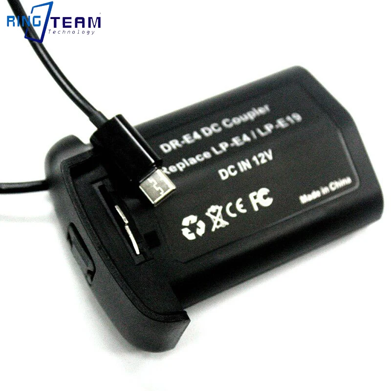 LP-E4/E19 Dummy Battery DR-E4 To Type-C For Canon Camera EOS 1D CX