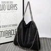 FIRMRANCH-Bolso de mano de material esmerilado para mujer, bolsa de hombro plegable con cadena, multifuncional, para otoño e invierno, 2022 ► Foto 2/6