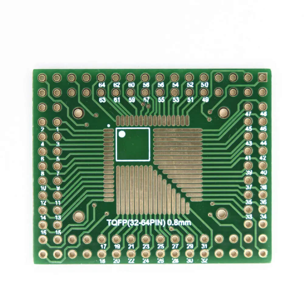 Qfp32 lq64 TQFP100 FQFP80 DIP Адаптер 0 5 8 мм PCB SMD для конвертера|Аксессуары демонстрационных