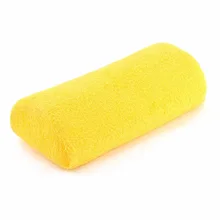 HTHL-Профессиональная мягкая опора для рук Подушка для ногтей дизайн маникюра Уход салон половина колонны инструмент Желтый