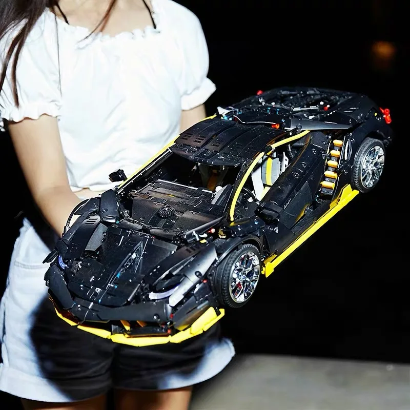 MOC Technic Lamborghinis RC Car SIAN FKP37 модель родстера Kit совместимый 42115 81996 строительные блоки кирпичи игрушки Детский