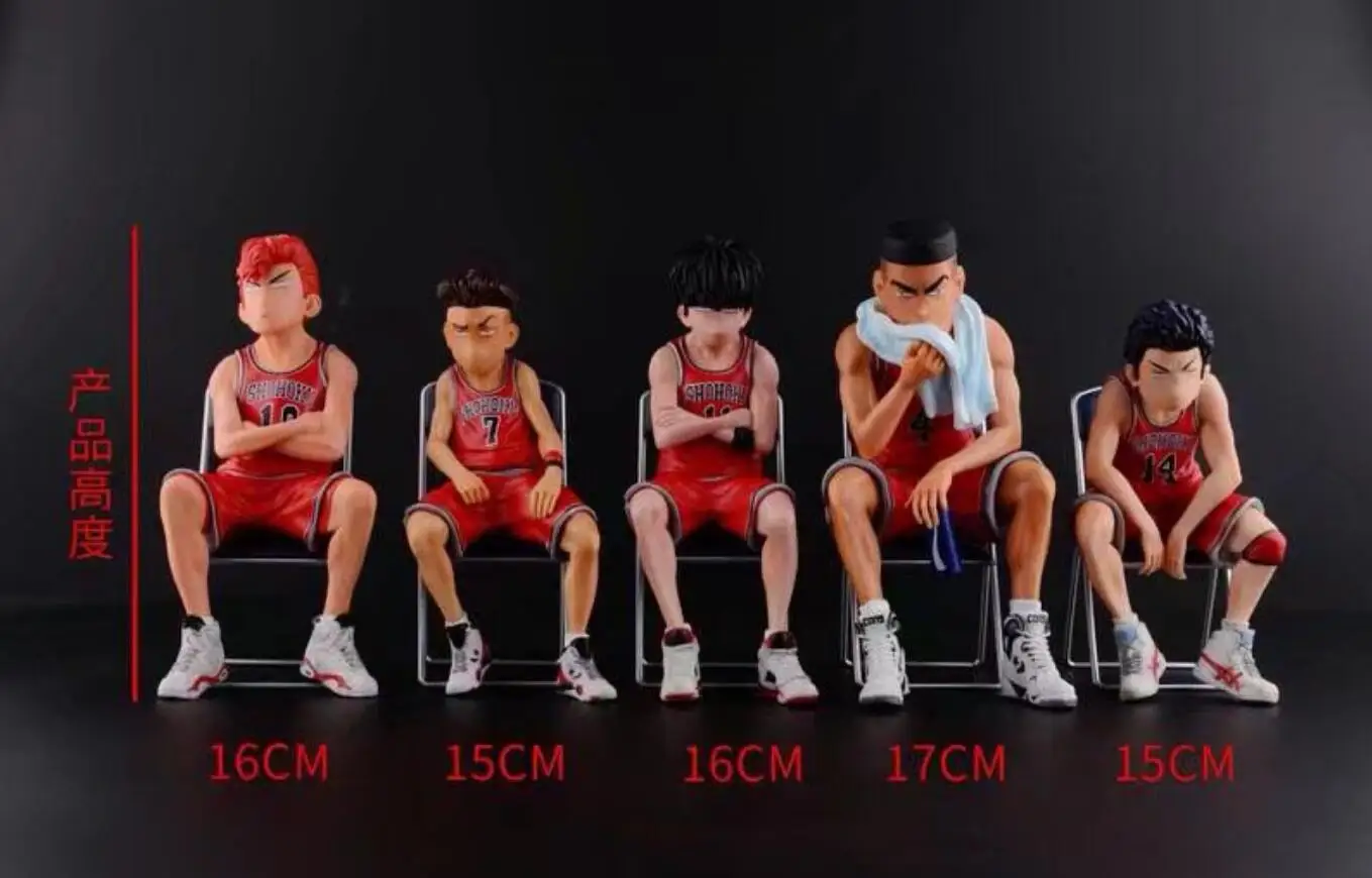 Slam Dunk Hanamichi Sakuragi Rukawa Kaede Mitsui Hisashi Акаги Такенори Miyagi Ryota фигурка Коллекционная