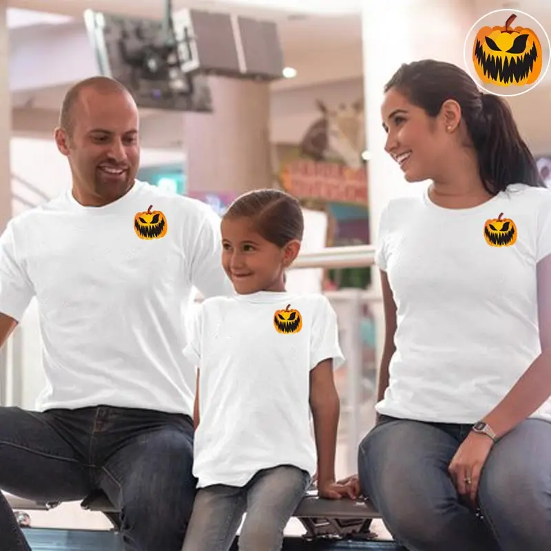 Calabaza Familia Trajes A Juego Mama Papa Hijo Madre Hija Ropa Verano Bebe Ninos Camiseta Algodon Casual Mama Y Yo Chica Conjunto Trajes Iguales De Familia Aliexpress