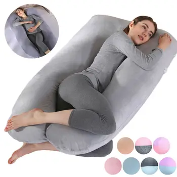 

Maternity Breastfeeding Pillow Cotton Women Pregnancy Nursing Sleeping Body Boyfriend Pillow 70 x 130cm