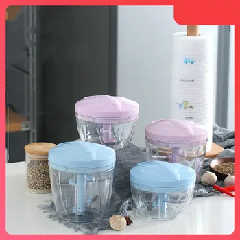 

Multifunction Manual Meat Grinder Home Kitchen Tool Processors Food Chopper Mincer Mixer Blender Chop Fruit Vegetable Nut Herbs