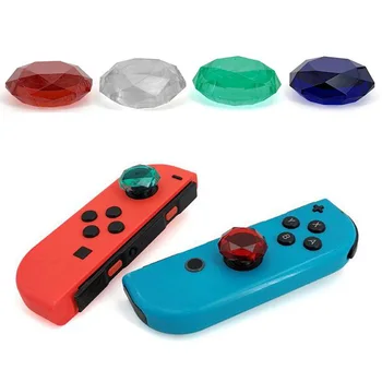 

2pcs Shining Diamond Thumb Stick Grip Cap Joystick Cover For Nintend Switch Lite NS Joy-Con Controller Gamepad Thumbstick Case