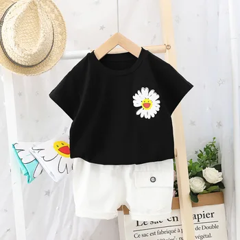 

Summer Baby Boy Clothes Set Print Short Sleeve T-shirt And Shorts Two Piece Toddler Baby Suit Fashion Thin Casual Newborn Outfit