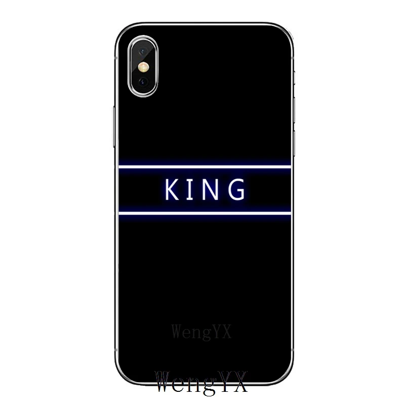 King and queen пара bff для samsung Galaxy A10 A30 A40 A50 A60 A70 xiaomi mi 9 redmi note 7 для huawei p30 lite pro Чехол - Цвет: King-Queen-A-04