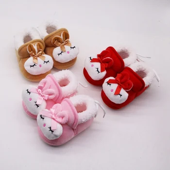 

Winter Casual Baby Shoes Girl Boy Breathable Anti-Slip Cartoon Animal Print Sneakers Toddler Soft Soled Walking Shoes B o