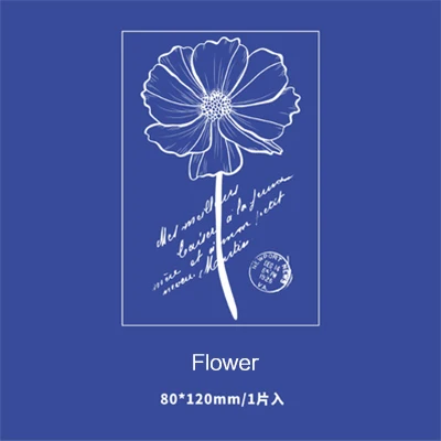 flower Креативный цветок резиновые прозрачные штампы Прозрачная силиконовая печать штампы Diy ручной работы скрапбук фотоальбом Декор товары для рукоделия - Цвет: flower
