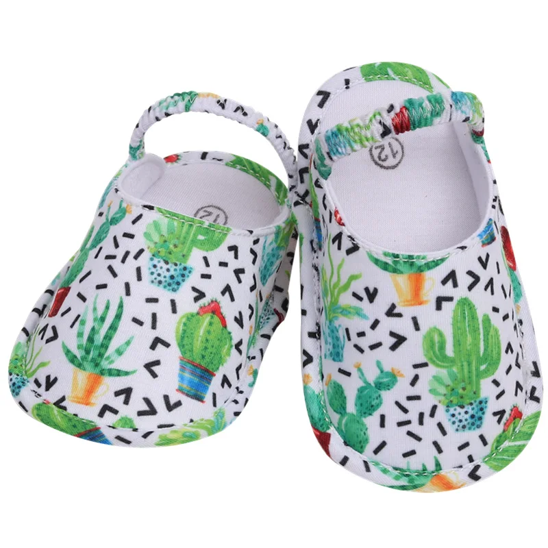 [Simfamily] Детские домашние тапочки из хлопка; обувь для новорожденных; летние тапочки для маленьких мальчиков и девочек; мягкие тапочки с рисунком - Цвет: NO14