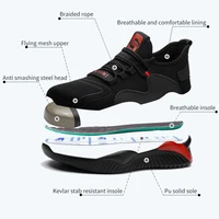 Mesh Steel Toe Lightweight Work Shoes